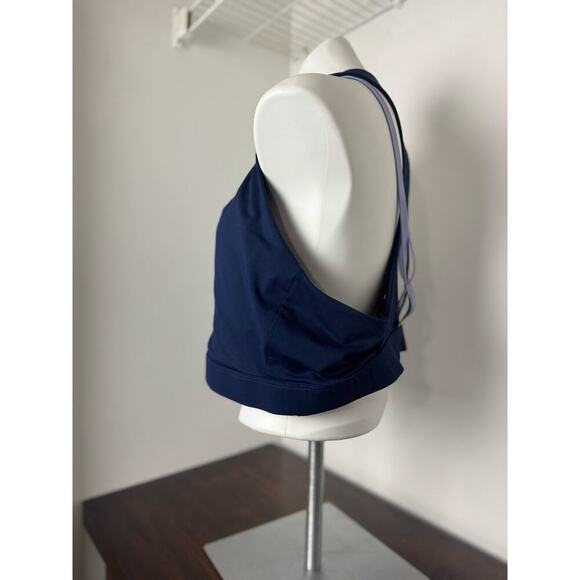 Fabletics High Impact Sports Bra, Navy and Purple, 3X - Picture 2 of 5